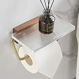 OLIMY Badezimmerregale Badezimmer-Papierhalter, Acryl-Papierrollenhalter, Telefonhalter, Taschentuchhalter-Box-Rack, Toilettenpapierhalter-Tissue-Box (Color : Style 2) (Color : Style 1)