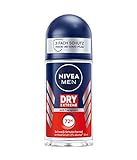 NIVEA MEN Dry Extreme Deo Roll-On (50 ml), Anti-Transpirant schützt vor allen Arten des Schwitzens, starkes Deodorant mit hochwirksamem Zinkkomplex