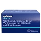 Orthomol Vital m - Mikronährstoffe für Männer - bei Müdigkeit - mit B-Vitaminen, Omega-3-Fettsäuren und Magnesium - Tabletten/Kapseln à 30 x Tagesportionen