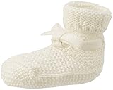 Noppies Baby Unisex Kinder U Booties knit Nelson, White - C001, 62 EU