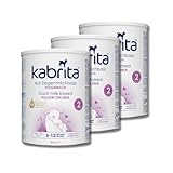 KABRITA | Ziegenmilch Folgemilch 6-12 Monate | Hochwertige Babynahrung - Baby Milch, nahrhaft* und sanft zum Babybauch | Inhalt: 3x800g Babynahrung-Milchpulver