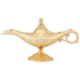 Walfront Genielampe Aladdins Lampe Oil Lampe Teekanne Retro Alladin Lampe 11 x 21 cm Wunderlampe Aladdin