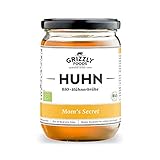 Biologische Hühnerbrühe (6x500ml) • Lange gekocht • Wertvolle Nährwerte • Bone Broth • Knochenbrühe • Mom's Secret