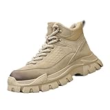 Generisch Outdoor Schuhe Herren - Hochschaftstiefel - Freizeitschuhe - Trendige Herrenschuhe - Schuhgrößen 39-44 - Allrounder Sportschuhe - Warme Winterstiefel