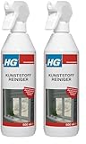 HG Kunststoff Reiniger, leistungsfähiger Reiniger für Kunststoffe und Kunststoff-Fenster zur schnellen, effektiven Reinigung von Kunststoffen aller Art, 500 ml (Packung mit 2)
