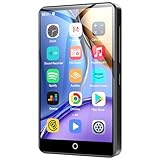 80GB MP3-Player mit Bluetooth und WLAN, MP3 & MP4 Musikplayer, Oilsky 4 Zoll 1080P Touchscreen-Videoplayer, tragbarer Android Spotify Player mit Play Store App (Schwarz)