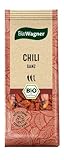 BioWagner - Bio Chilis ganz | angenehme Schärfe für Chili con Carne und Gemüsegerichte | naturbelassene Bio-Zutaten | recyclebare Verpackung | 20 g