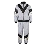 RUMAOZIA 80er Jahre Outfit Damen Herren - Disco-Outfit Jogginganzug Trainingsanzug Kostüm Disco, 80er 90er Retro Anzug Jacke Hose Anzug Style Faschingskostüme für Halloween Karneval Retro Kleidung