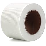 LLPT Selbstklebend Gewebeband Glasfaser-Gewebe 10 cm x 30 m Industriequalität Extra Stärke 200g Fasergewebe Schwere Reparaturband für Nahtflicken Wandriss Nahtreparatur Farbe Weiß (DRF410)