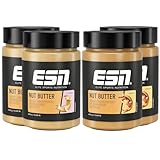 ESN Nut Butter 4er Bundle, 4 x 300 g, 2 x Cashewmus & 2 x Mandelmus, Nussmus ohne Zusatz von Zucker, vegan