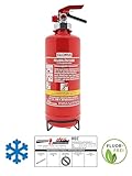 Gloria FDA 2, 2l Fettbrandfeuerlöscher Frostsicher und Fluorfrei inkl Halterung u. Plakette