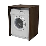 Ve.Ca. Möbelstück für den Tag, aus Holz, Waschmaschine/Trockner, verschiedene Farben, auch nach Maße, Waschbecken und Haushalt Wenge