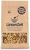 LinsenZeit Geröstete Kichererbsen Peri Peri mit Schale 400g – Roasted Chickpeas/Peri Peri Chana – Knusprig-scharfer Protein-Snack mit natürlicher Schale – Vegan & ballaststoffreich
