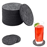 30 StüCk Filzuntersetzer Rund, Filz Untersetzer FüR...