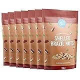 Amazon-Marke: Happy Belly Paranusskerne, Ungesalzene, 100g, 7er-Pack