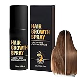 Spray Mit Haarwachstumsöl, 50ml Anti-Haarausfall Haarverdickungsspray, Sanfter Nebel Für Das Nachwachsen, Sorgt Für Dickeres, Volleres Haar Für Frauen Männer Für Zuhause Nach Dem Duschen Bei Tag Nacht