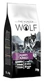 The Hunger of the Wolf Hundefutter für Welpen und Junghunde aller Rassen, Fein zubereitetes Trockenfutter mit Lamm und Reis - 3 kg