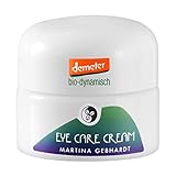 Martina Gebhardt EYE CARE Cream (15ml) • Vitaminreiche Bio-Augencreme gegen trockene Haut • Natürliche Anti-Falten Augenpflege • Naturkosmetik Feuchtigkeitscreme