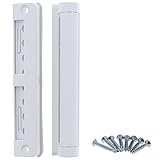 Siegenia Aeromat mini Standard Falzlüfter inkl. Drehverschluss 9016 & ToniTec® Schraubenset KL-FR 8