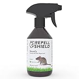 RepellShield Pfefferminz Ratten- & Mäuseabwehr Spray -250ml- Mäusevertreiber hält Ratten, Mäuse & Nagetiere fern, friedlichen Mäuse vertreiben, Nicht färbend, Für drinnen und draußen, Mäuseschreck