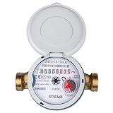 SPEWA Wasserzähler Garten mit UV-Schutzhaube | 3/4 Zoll AG/BL 110mm | Wasseruhr Garten geeicht 2025