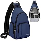 BAIGIO Multifunktional Kamerarucksack DSLR Kameratasche Fotorucksack Brusttasche Wasserabweisend Kamera Tasche Fototasche Spiegelreflex Camera Bag Foto Rucksack für Sony Canon Objektiv Nikon SLR