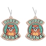 2x Lustige Duftbaum Auto, Car Air Freshener, Duftspender Lufterfrischer für Autos Personalisierter Duftbaum zum Aufhängen im Auto Doppelseitiger Druck Duftanhänger Auto für Familie