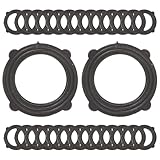 KOMBIUDA 30 Stück Gummidichtungen O ringe für Gartenschläuche Verschleißfest Hitze und Korrosionsbeständig Flexibel Dichtscheiben für Wasserschlauch und Wasserhahnanschlüsse