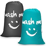 CNMTCCO 2 Stück Wäschesack Reise, Faltbarer Schmutzwäsche...