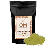 OM® | Gefriergetrocknet Lucuma | Ideal zum Backen | Gesunder Süßigkeiten Ersatz | Vegan & Glutenfrei (1 kg)