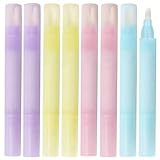 8-Teiliger Nagelreinigungswerkzeug-Stift, Nagelkantenkorrekturstift, Multifunktions-Nagellack-Reinigungsstift, Nagelkunstwerkzeug.