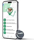 TrackiPet GPS Tracker Hund – Abonnement erforderlich – Mini Größe Locator Passend für alle Größen Haustierhalsband, 4G SIM im Lieferumfang enthalten Live Standort. Unbegrenzter Reichweite App Web