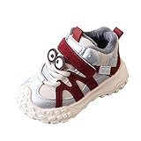 Modische, große Winterstiefel, wasserdicht, flach, hält warm, bequeme Schuhe für Kinder, rot, 23 EU