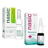 nasic Mometason Heuschnupfenspray 18g | Allergie-Nasenspray + nasic Nasenspray mit dem Wirkplus 15ml | Abschwellendes & wundheilungsförderndes Schnupfenspray für Erwachsene & Schulkinder