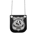 Boland 64333 - Halskette Polizist, Kette mit Abzeichen,...