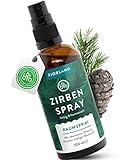 FJORLAND - Zirbenspray BIO naturrein 100 ml - naturreines ätherisches Zirbenspray - vegan & tierversuchsfrei - Raumspray, Kissenspray, Aromatherapie, Raumduft, Duftspray