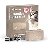 Tractive CAT Mini GPS Tracker für Katzen | Marktführer | Live-Ortung | Positionsverlauf | Gesundheitswarnungen | Aktivitätstracking | Halsband inkludiert | Abo Erforderlich (Braun)