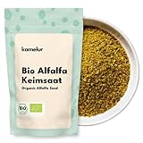 Kamelur 1kg BIO Alfalfa Sprossen Samen Luzerne Samen BIO, Keimsaat ohne Zusätze aus kontrolliert biologischem Anbau