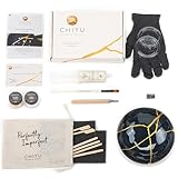 CHIYU Bio Kintsugi Reparatur Set: Bio Repair Kit - Gold & Silber – Goldkleber - Biobasiert – Lebensmittelecht-Spülmaschinenfest - Das vollständigste und haltbarste Set