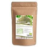 Mynatura Bio Alfalfa Pulver I Pflanzen Pulver I Smoothie I Proteinshake I Vegan I Naturprodukt I Tee I Luzerne I Im Beutel (500g)
