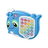 Fisher-Price HJR75 - BlinkiLinkis Quiz Wal, interaktives Lern-Spielzeug mit Musik, Lichtern, Melodien und Sätzen, Babyspielzeug für Kinder ab 18 Monaten