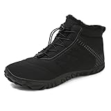 SWZEC RÖCK - Winterbarfußschuh Everest Roeck-Performance (Schwarz,40)