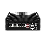 Triple Display Micro Firewall Appliance, Mini PC, PFSense, Mikrotik, OPNsense, VPN, Router PC, Alder Lake-N I3 N305, RJ35, 2 x HDMI, DP, 4 x 2.5GbE I226-V, 16G RAM, 64G SSD