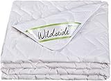 franknatur Sommerdecke 100x135 Wildseide Kinderbettdecke Sommer Seidendecke Baumwolle