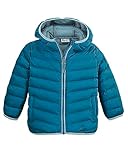 first instinct by killtec Unisex Fios 61 Mns Qltd Jckt Steppjacke Mit Kapuze/Jacke In Daunenoptik, Blau, 110-116 EU