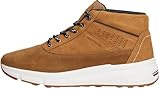 Tommy Hilfiger Herren Low Boot Stiefel Hybrid aus Leder, Braun (Desert Khaki), 43