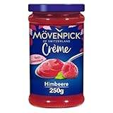 Mövenpick Gourmet-Crème Himbeere, Premium Fruchtaufstrich ohne Stücke und ohne Kerne, 250g