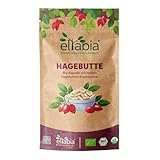 Bio Hagebutten Kapseln 200 Stück | Hochdosiert 3000mg Tagesdosis | EU-Anbau in Premium Rohkost-Qualität Vegan | 100% rein ohne Zusätze (DE-ÖKO-007) eltabia camu pulver Hagebutte