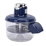 Mumusuki Automatischer Traubenschäler, 50 W, Elektrischer Obst-, Kirsch- und Tomatenschäler, Knoblauchhaut-Entferner, Effizientes Schälen für den Privaten und Gewerblichen Gebrauch, Blau