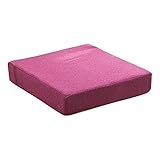 Nackenkissen StuhlpolsterSchwamm Komfort und Weichheit Yoga-Stühle Memory Kopfkissen (Hot Pink, One Size)